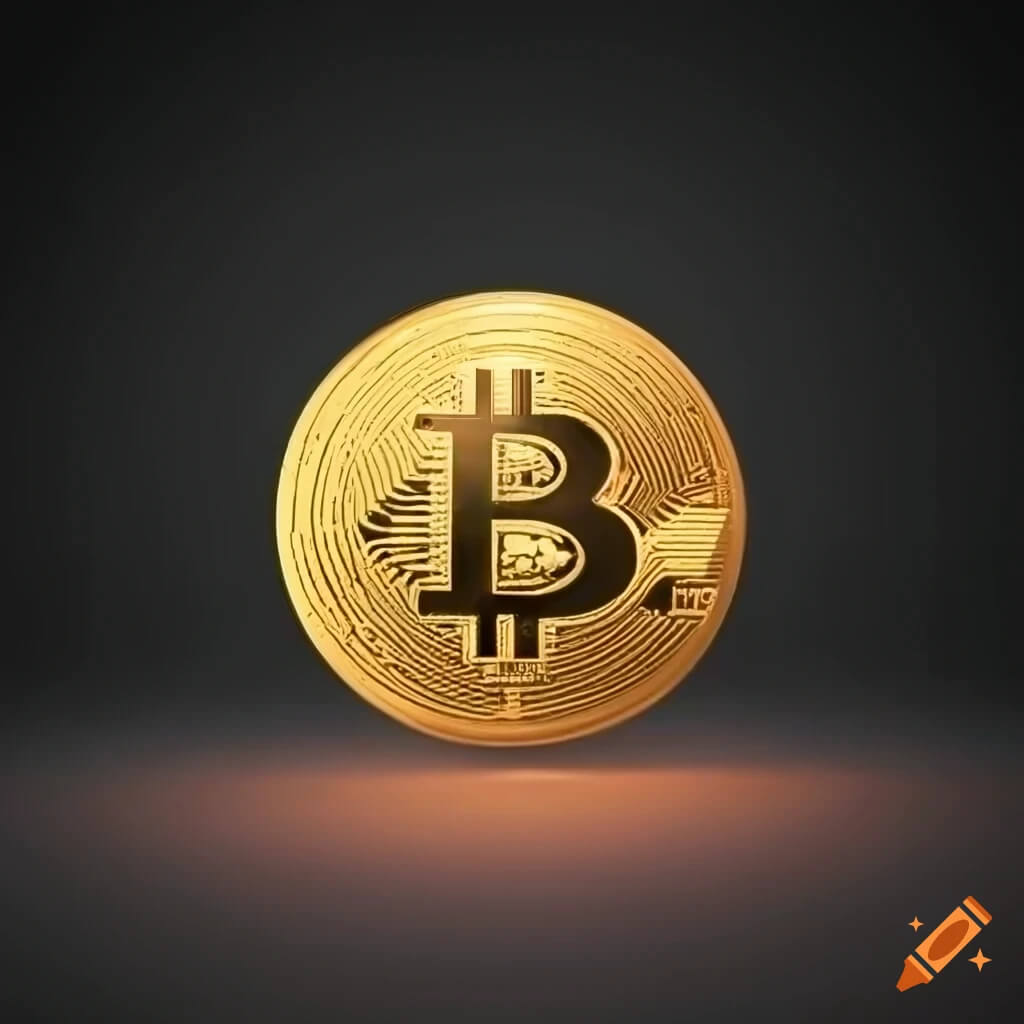 Cryptocurrency Golden Bitcoin